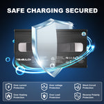 Battery charging illustration for the YEAGULCH LiFePO4 charger